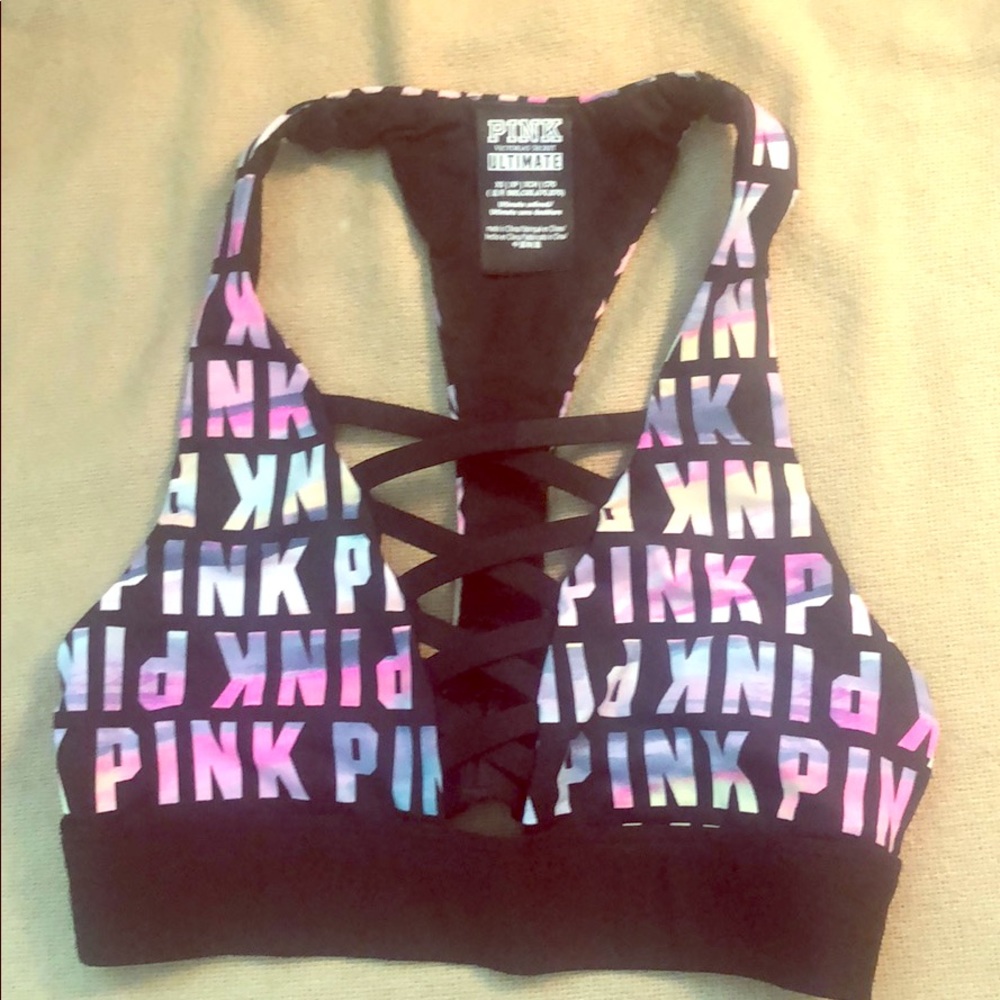 PINK sports bra ca